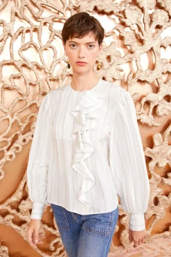 Ulla Johnson Adelaide Blouse< Tops