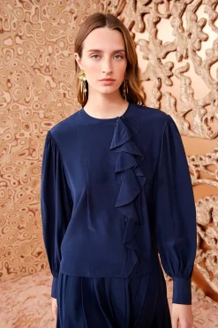 Ulla Johnson Adelaide Blouse< Tops