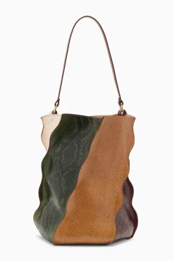 Ulla Johnson Adria Pleated Wave Bucket< Handbags