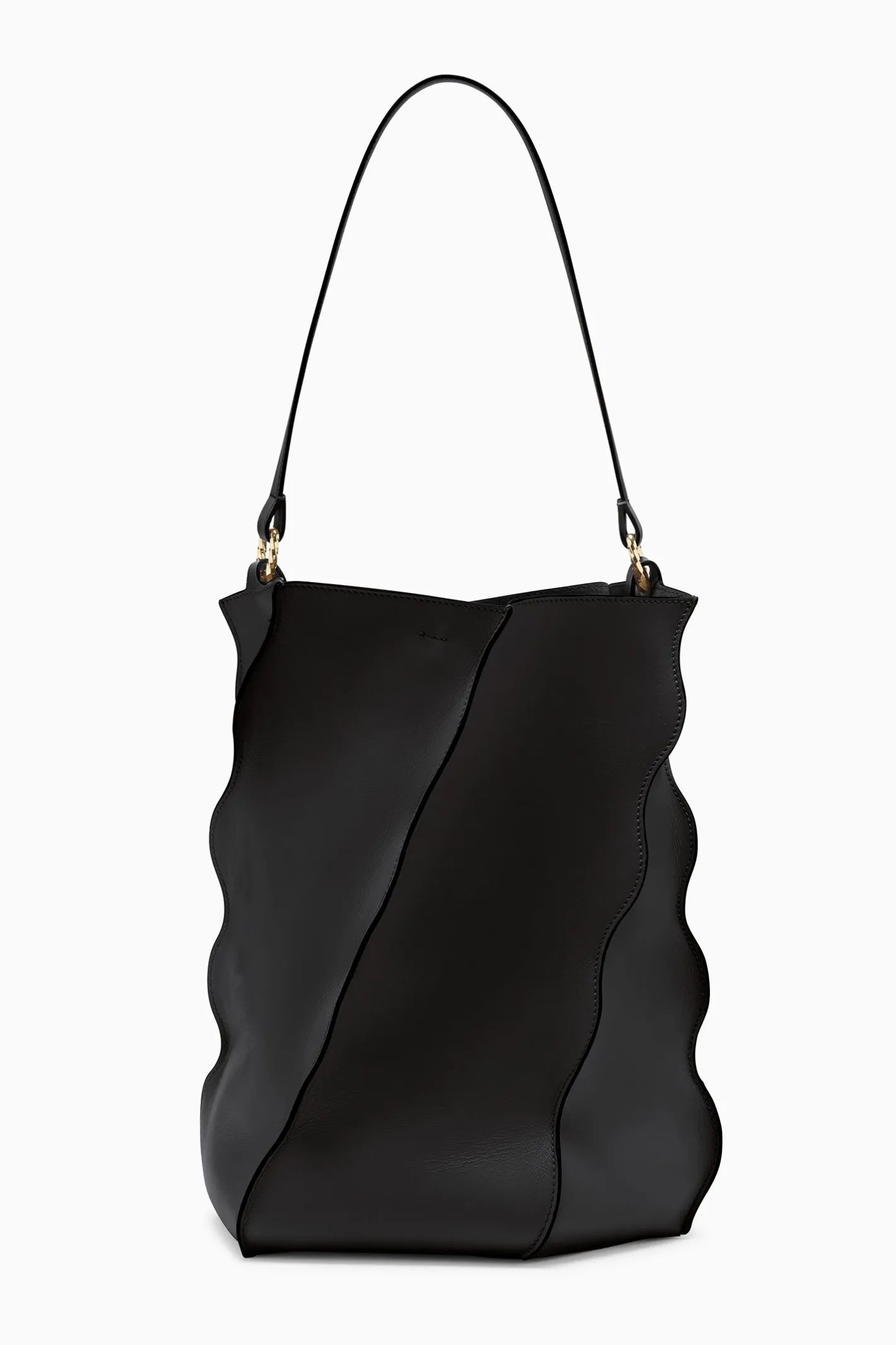 Ulla Johnson Adria Pleated Wave Bucket< Handbags
