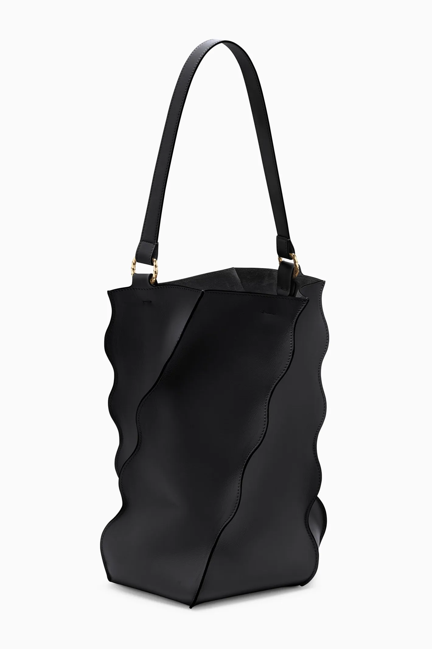 Ulla Johnson Adria Pleated Wave Bucket< Handbags