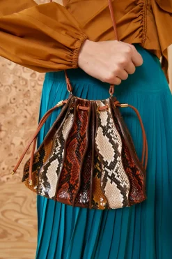 Ulla Johnson Adria Pleated Wave Crossbody< Handbags