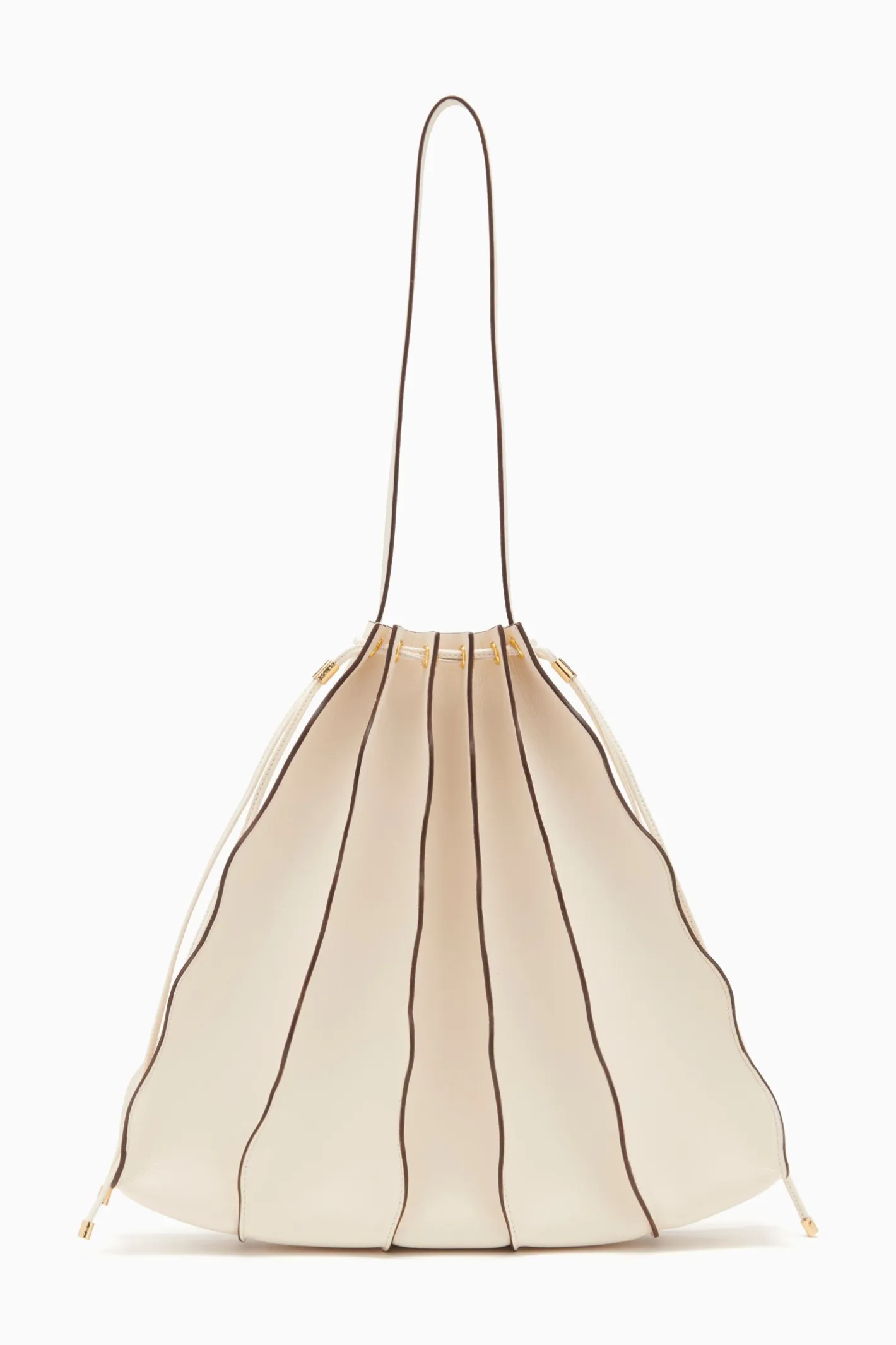 Ulla Johnson Adria Pleated Wave Tote< Handbags