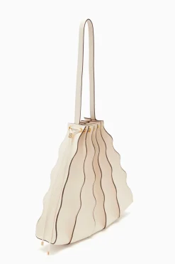 Ulla Johnson Adria Pleated Wave Tote< Handbags