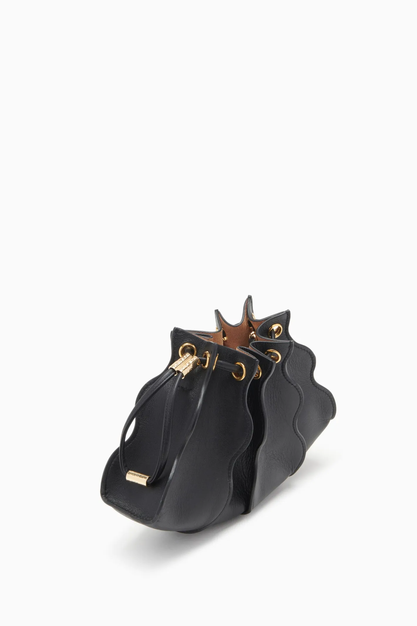 Ulla Johnson Adria Pleated Wave Wristlet< Handbags