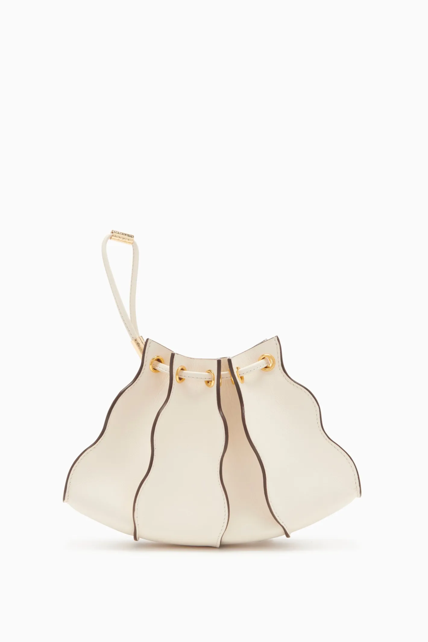 Ulla Johnson Adria Pleated Wave Wristlet< Handbags