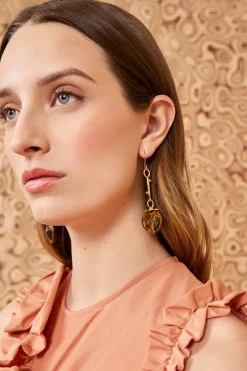 Ulla Johnson Carved Heart Earrings< Jewelry