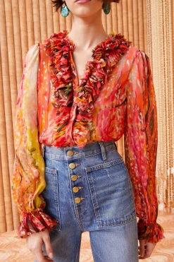 Ulla Johnson Nicola Blouse< Tops